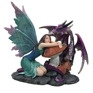 Fairy with Purple Dragon