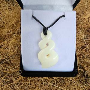 Handcarved Twist Bone Carving Pendant