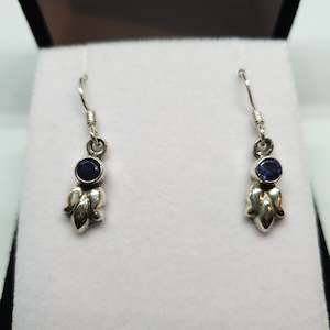 Iolite 925 Sterling Silver earrings