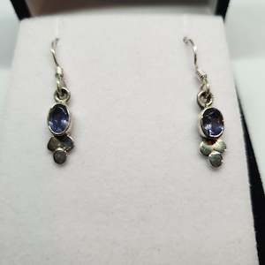 Iolite 925 Sterling Silver earrings