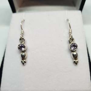 Amethyst 925 Sterling Silver Earrings