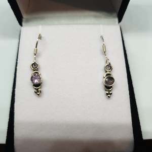 Amethyst 925 Sterling Silver Earrings