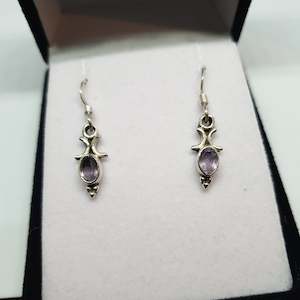 Amethyst 925 Sterling Silver Earrings