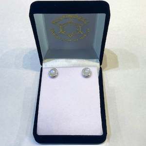 Moonstone 925 Sterling Silver Stud Earrings