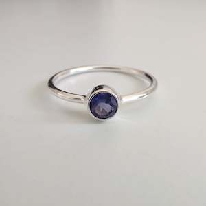 Iolite Delicate 925 Sterling Silver Ring