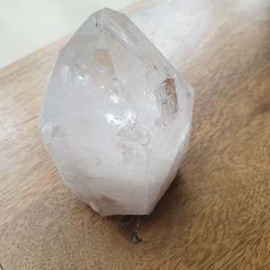 Clear Quartz Point Semi-Polished