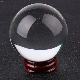 Crystal Ball on Wooden Stand 6cm