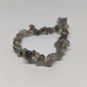 Labradorite Chip Crystal Bracelet