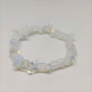 Opalite Chip Crystal Bracelet