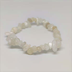 Moonstone Chip Crystal Bracelet