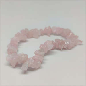 Rose Quartz Chip Crystal Bracelet