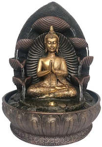 Large Golden Buddha Water Feature