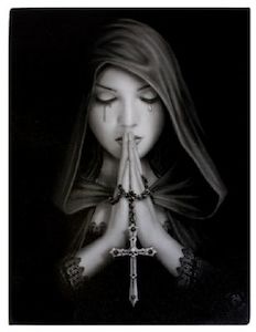 Anne Stokes Gothic Prayer Canvas