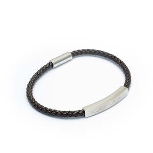 Accessories: Mason Bracelet engraved plaque by Mon Art