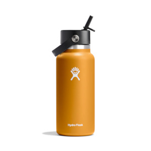 Fossil 32oz (946mL) Wide Mouth with Flex Straw Cap Hydro Flask