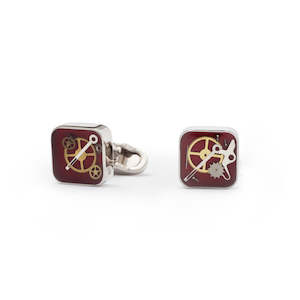 Concord - Square cufflinks with gears