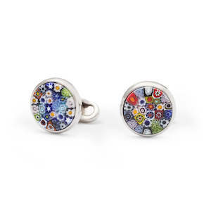 Multi Colour Murano - Cufflinks with Venetian Glasses