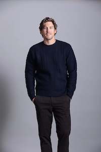 Knitwear: Theodore Fisherman Knit by Cutler & Co