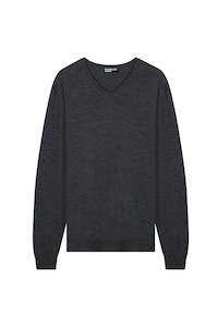 Knitwear: Gun Metal Classic V by Standard Issue