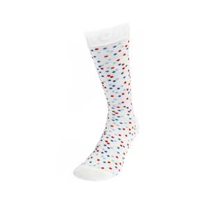 Bianco/White Spot Sock by  Visconti