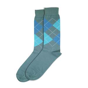 Argyle Blue Sock by Visconti