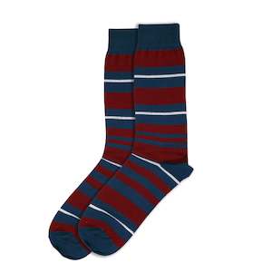 Narrow Stripe Sock by Visconti