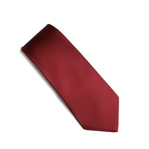 Red Jacquard Tie by Fellini