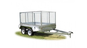 Trailer 8x5 Caged Tandem Axle & 900mmH Cage