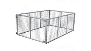 8ft x 4ft Trailer Cage with Swing Door Galvanised Steel Trailers