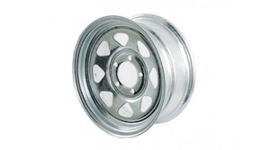 14" Galvanised Trailer Wheel Rim - 850kg Load Spare Wheels for Trailers