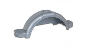 Trailer Wheel Guard 13" Heavy Duty Plastic - GREY