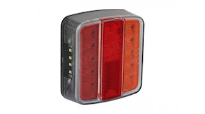 Trailer Light LED Rear Amber/Red - Single Light