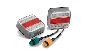 LED Rear Trailer Lights Submersible - Twin Pack