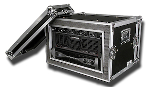 6U shockmount amp rack case