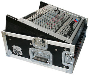 10U slant rack with 2U vertical rack