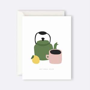 Get Well Soon Teapot | Card