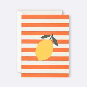 Florist: Lemon Stripe | Card