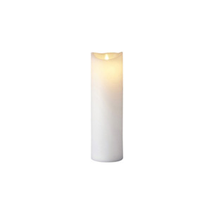 SIRIUS SARA CANDLE 100X100X400MM WHITE (x2 candles)