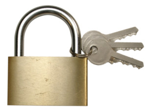 Solid Brass Padlock, 50 mm