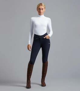 Premier Equine Moneta Ladies Riding Breeches (navy or black)