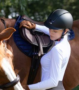 Internet only: Premier Equine Endeavour Horse Riding Helmet - Black