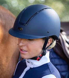 Premier Equine Endeavour Horse Riding Helmet - Navy