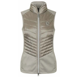 Covalliero ladies casual riding vest - stone