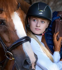 Premier Equine Odyssey Horse Riding Helmet - black