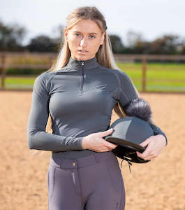 Internet only: Premier Equine Hat Silk (helmet / hat cover) with detachable Faux Fur Pom Pom