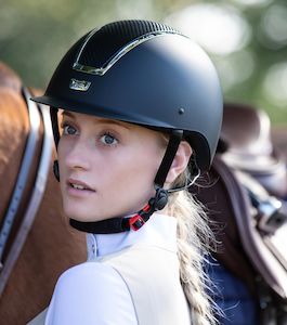 Premier Equine Centauri Horse Riding Helmet - black