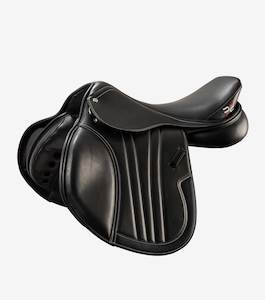 Premier Equine Chamonix Leather Close Contact Jump Saddle (Black)