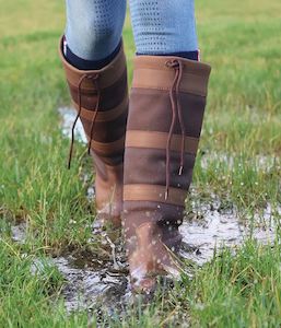 Internet only: Premier Equine Vallenia Ladies Waterproof Country Boots