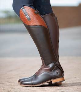 Premier Equine Passaggio Ladies Leather Field Tall Riding Boot - Brown