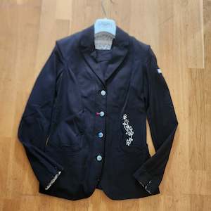 Animo black show jacket ladies size 10 (Italian size 42)